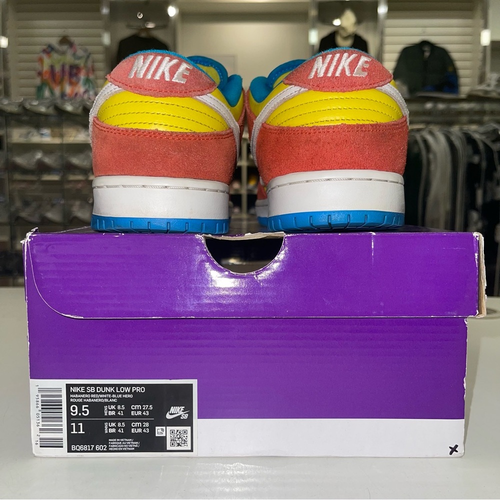 Dunk Low Pro Sb 'Bart Simpson' - Worn With Origin… - image 4